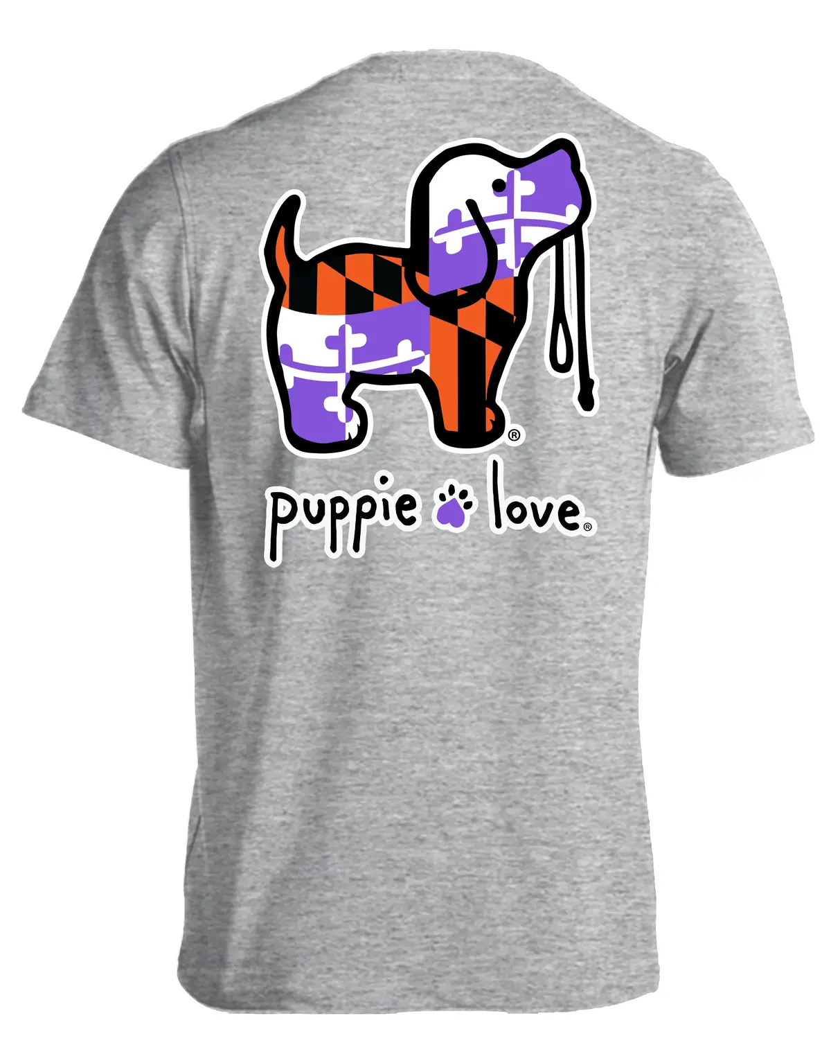 Orange Purple Md Flag Pup 1