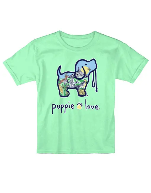 Pastel Nebraska Pup, Youth Ss 1