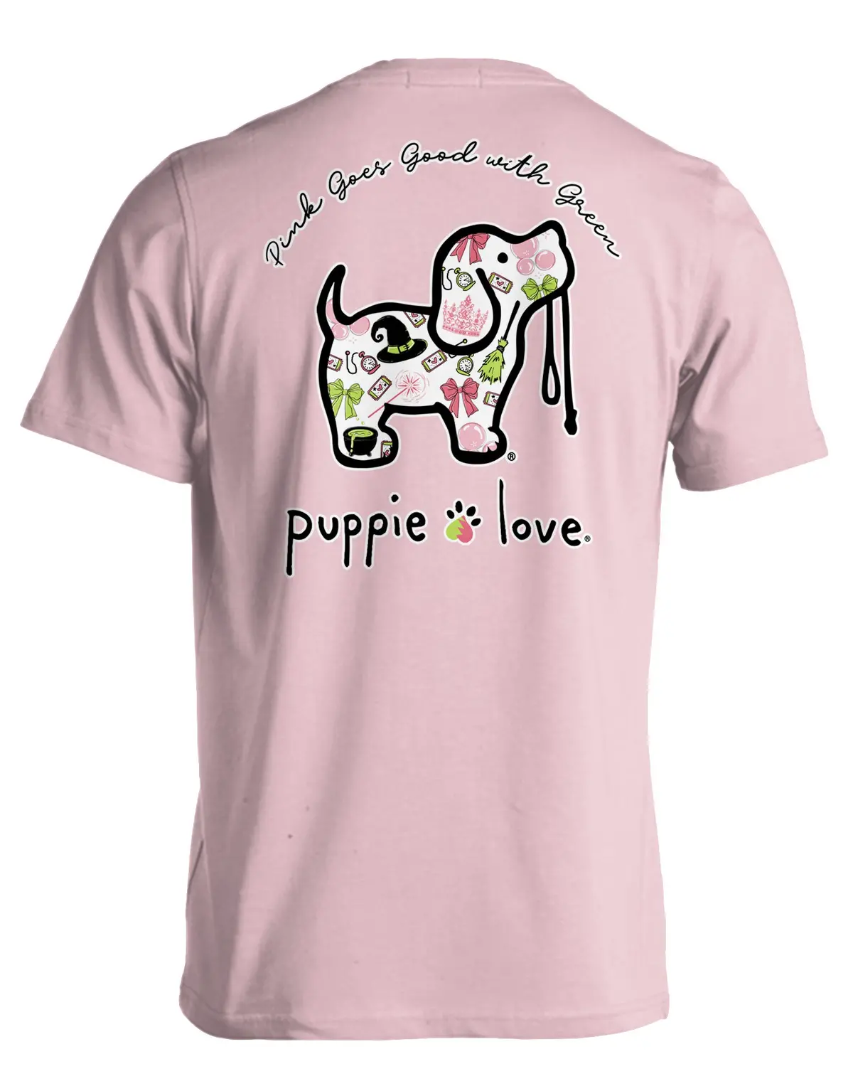 Pink And Green Pup 1