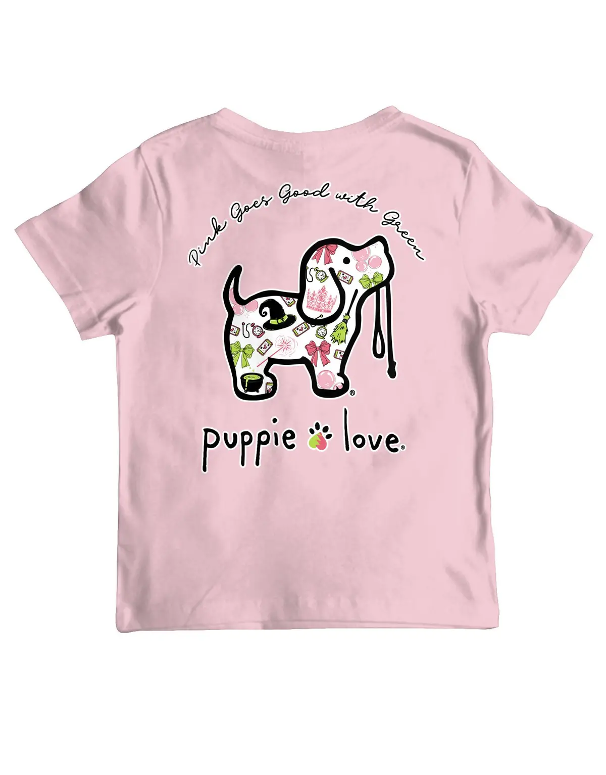 Pink And Green Pup, Youth Ss 1