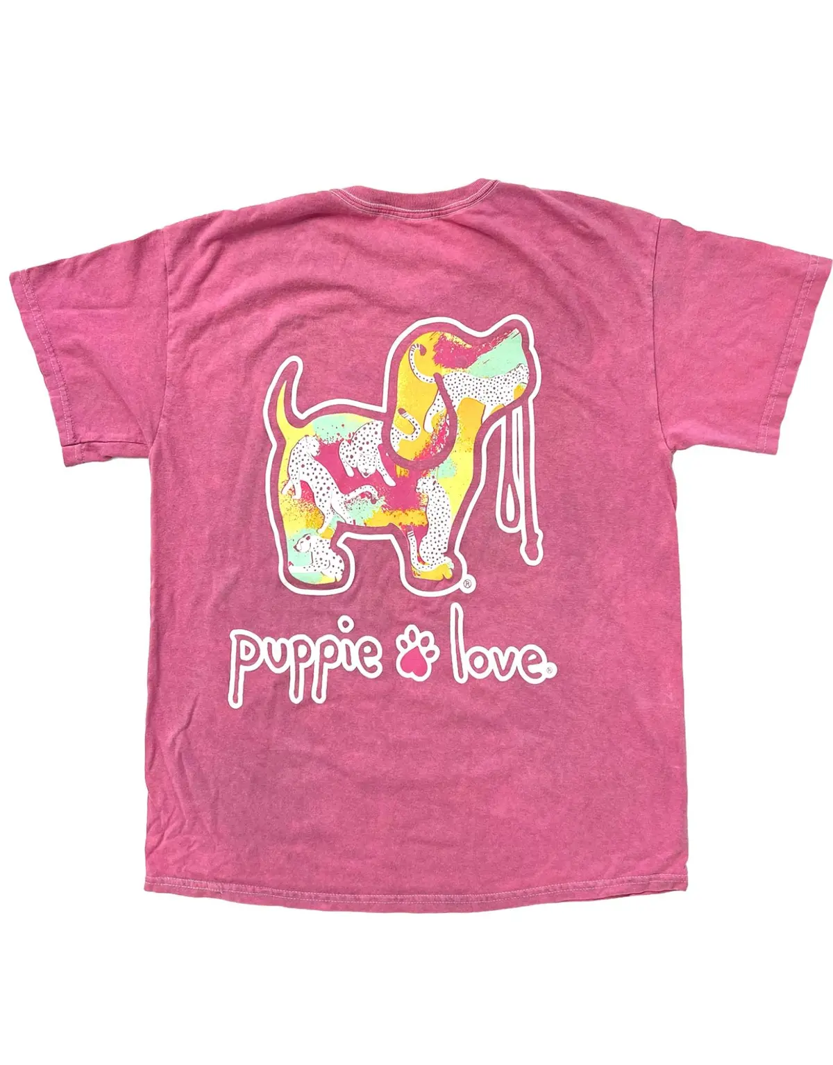 Pink Leopard Pup, Mineral Wash 1