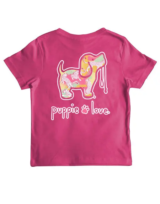 Pink Leopard Pup, Youth Ss 2