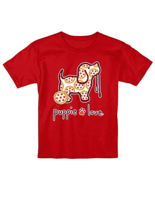 Pizza Pattern Pup, Youth Ss 1