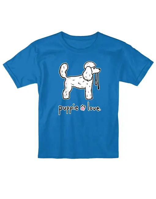 Poodle Pup (White), Youth Ss 1