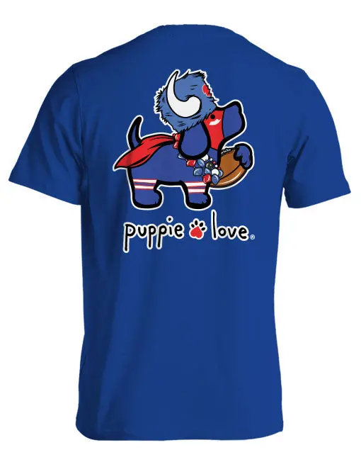 Red And Blue Mascot Pup 1
