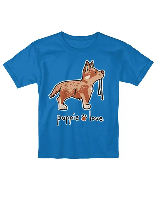 Red Heeler Puppy Youth T-Shirt – Printed to Order