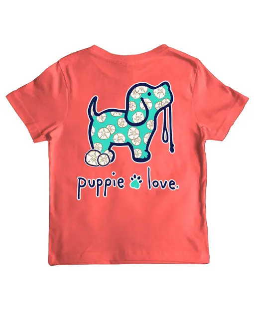 Sand Dollar Pattern Pup, Youth Ss 1