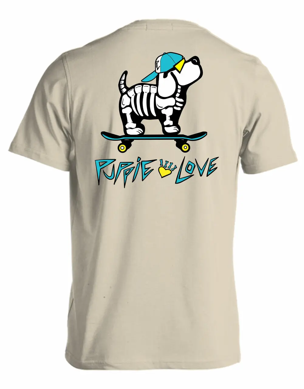 Skateboard Skeleton Pup 1