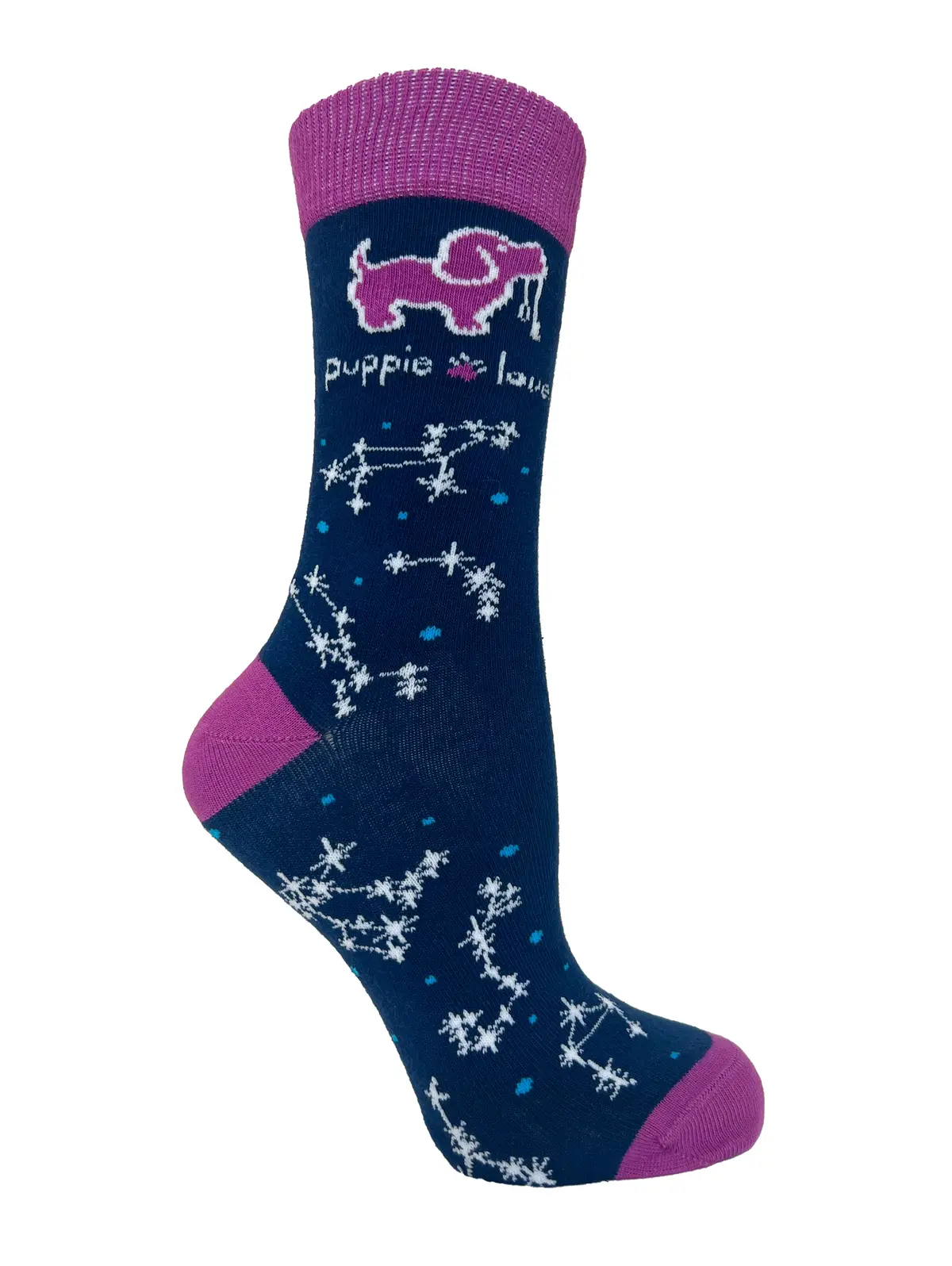 Adult Crew Sock, Constellation Pup 1