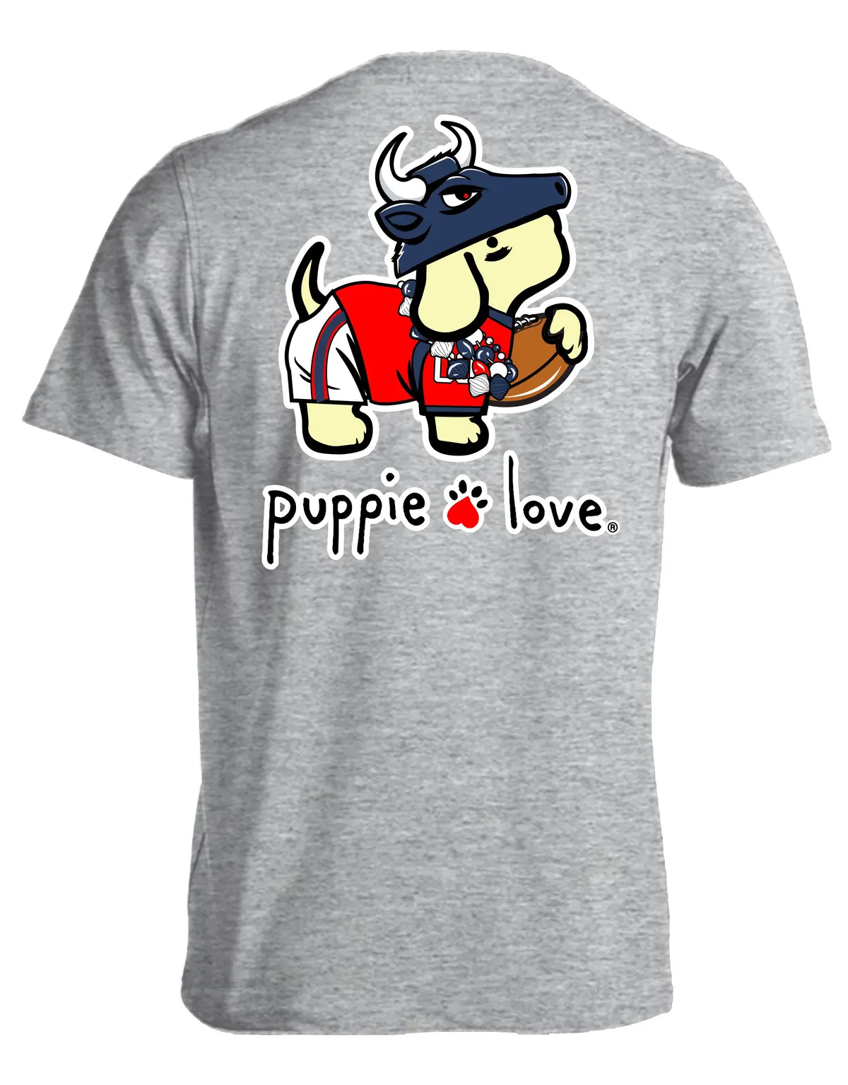 Steel Blue And Battle Red Mascot Pup 1