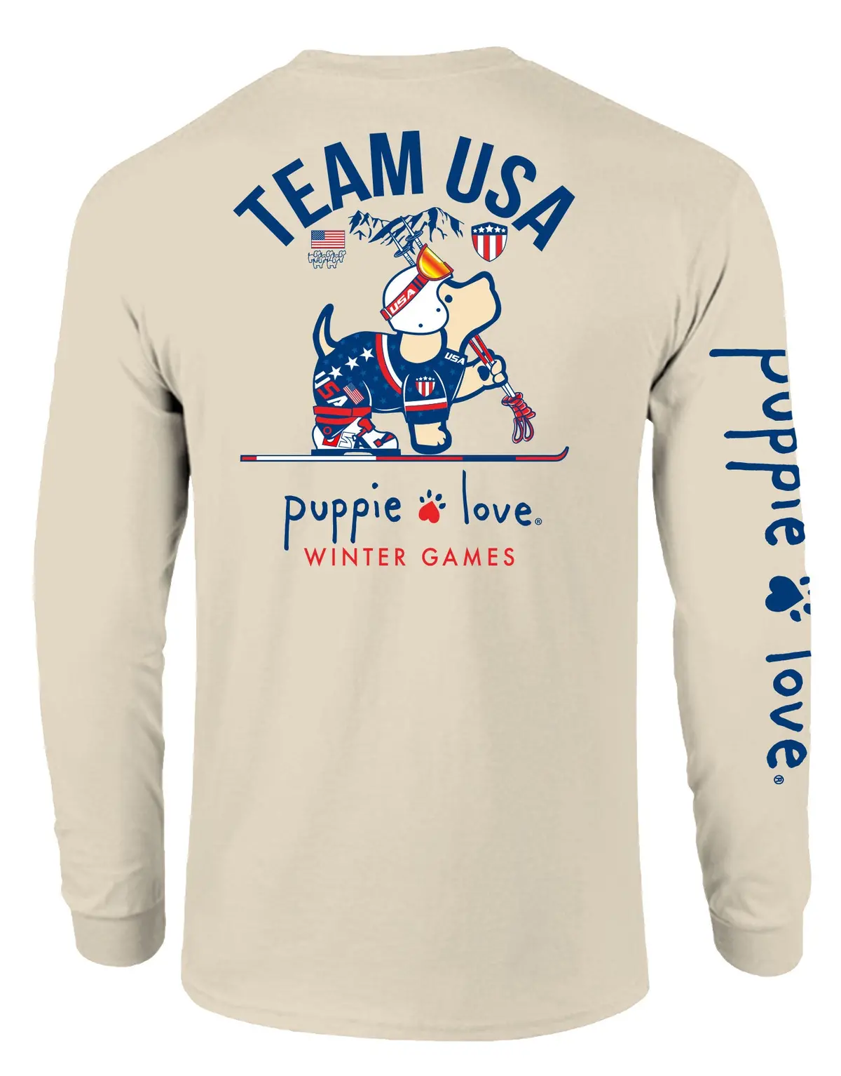 Team Usa Ski Pup, Adult Ls 1