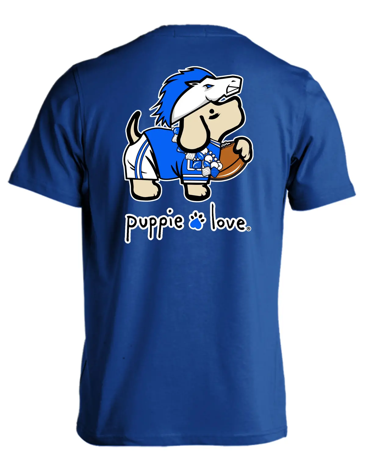White And Blue Mascot Pup 1