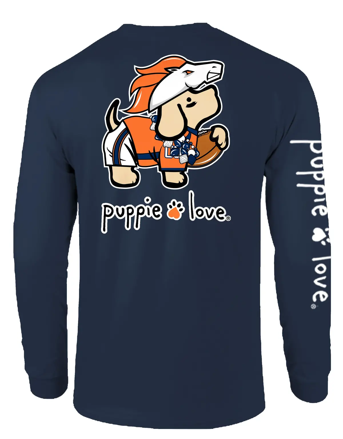 White And Orange Mascot Pup, Adult Ls 1