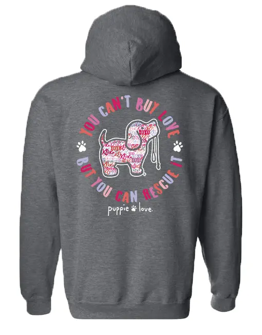 You Can't Buy Love Pup, Adult Hoodie 1