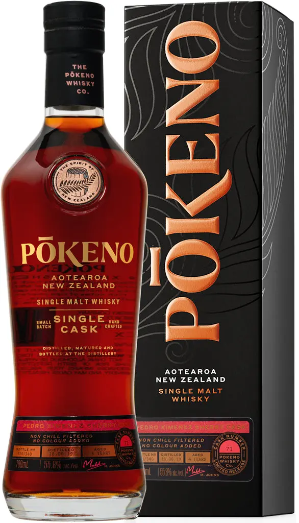 Pokeno Px Sherry Cask 71 Single Malt Whisky 700Ml 1