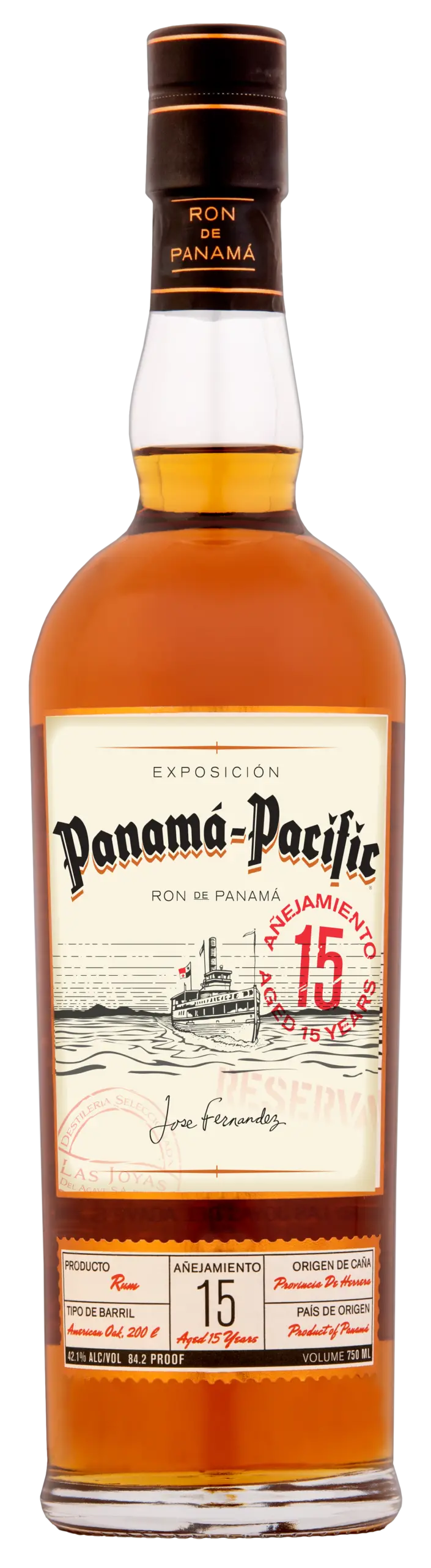 Panama-Pacific Rum 15 Year Old 750Ml 1