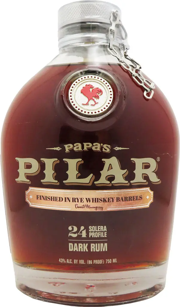 Papa's Pilar 24 Dark Rum Finished In Rye Whiskey Barrels 750Ml 1