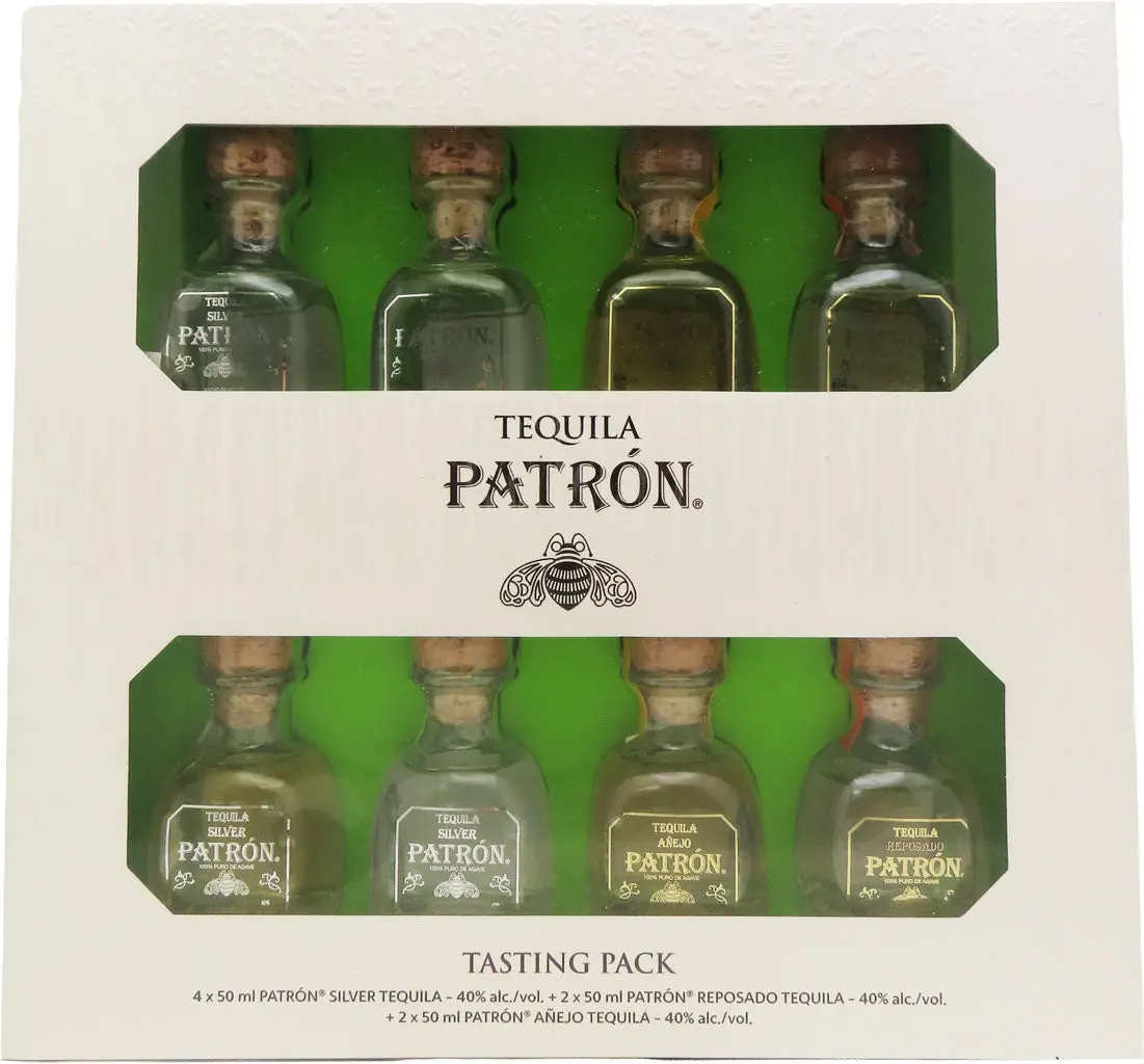 Patron Tequila Tasting Pack 8X50ml 1