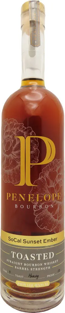 Penelope Toasted Barrel Socal Sunset Ember Straight Bourbon Whiskey 750Ml 1