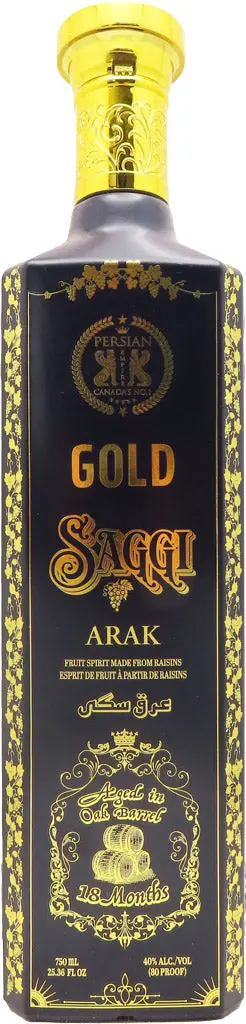Persian Empire Gold Saggi Arak 750Ml 1