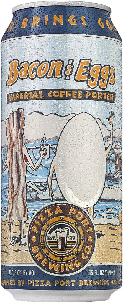 Pizza Port Bacon 'N' Eggs Porter 16Oz Can 1