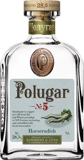 Polugar No.5 Horseradish Vodka 750Ml 1