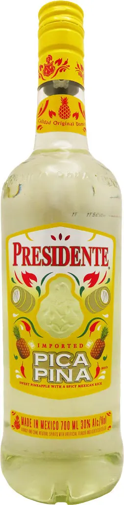 Presidente Pica Pina Brandy & Cane Neautral Spirit 700Ml 1