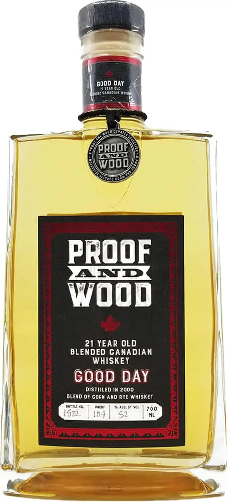 Proof And Wood Good Day 21 Year Old Blended Canadian Whiskey 700Ml 1