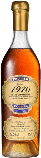 Prunier Petite Champagne 1970 Cognac 700Ml 1