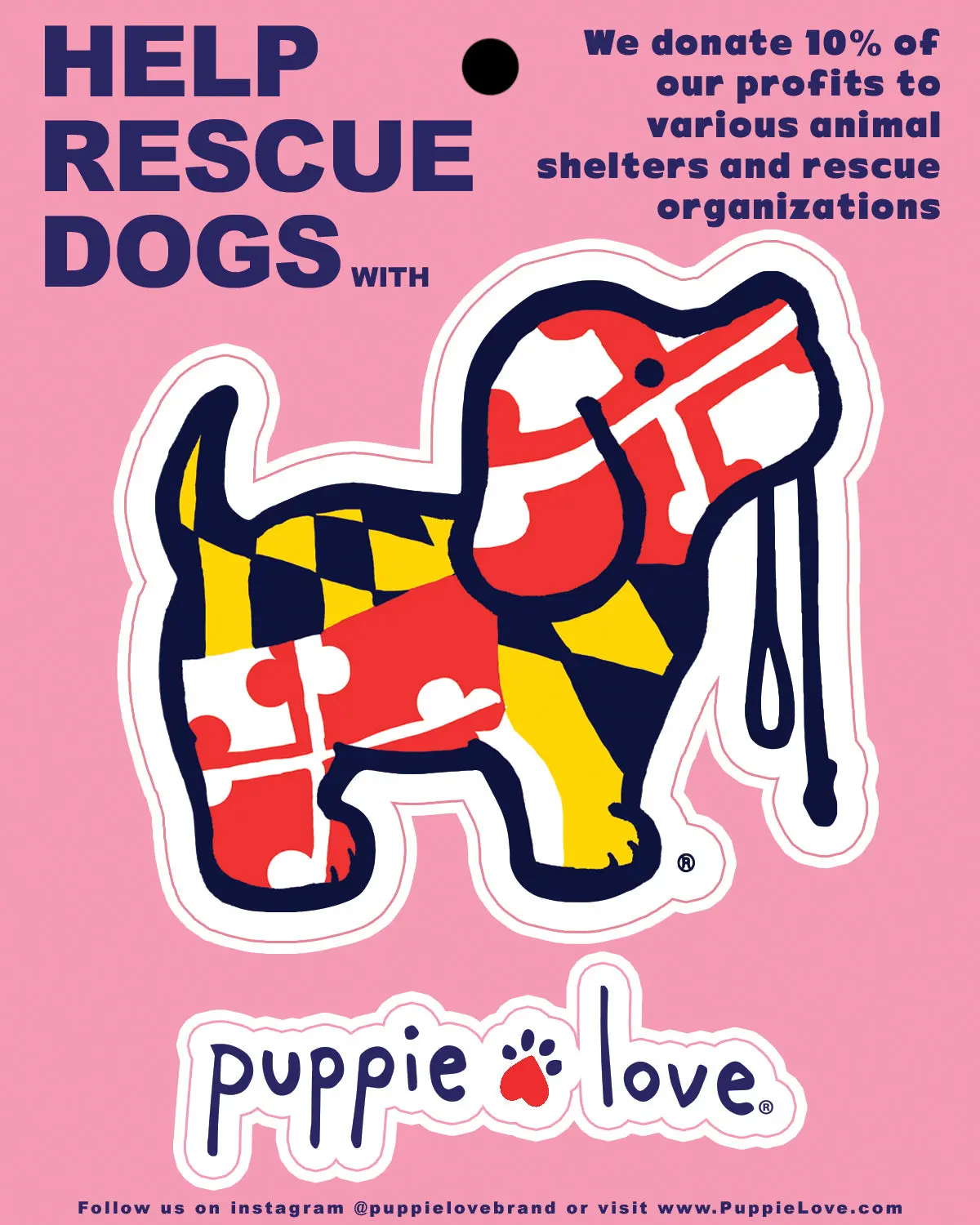 Maryland Pup Decal 1