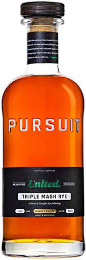 Pursuit United Triple Mash Barrel Proof Rye Whiskey 700Ml 1