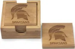 Bamboo Square Coasters Set 1