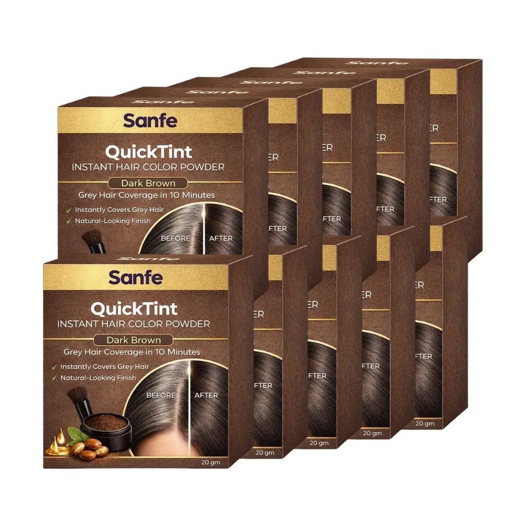 Quicktint Instant Hair Color Powder 20Gm (Pack Of 10) 1