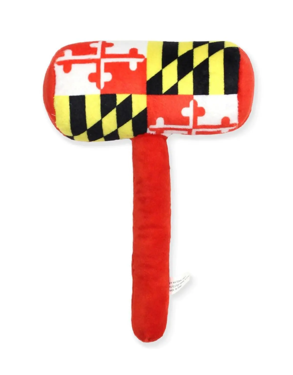 Maryland Flag Crab Mallet Stuffed Plush Dog Toy 1