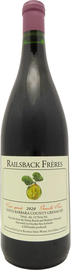 Railsback Freres Cuvee Speciale Grenache Noir Santa Barbara County 2020 750Ml 1