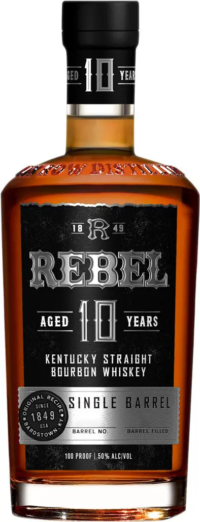 Rebel Bourbon Whiskey 10 Year Old 100 Proof 750Ml 1