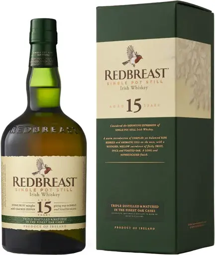 Redbreast 15 Year Old Single Pot Still Irish Whiskey 750Ml 1