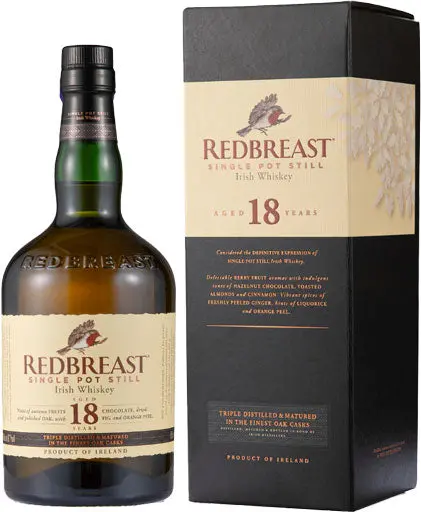 Redbreast 18 Year Old Single Pot Still Irish Whiskey 750Ml 1