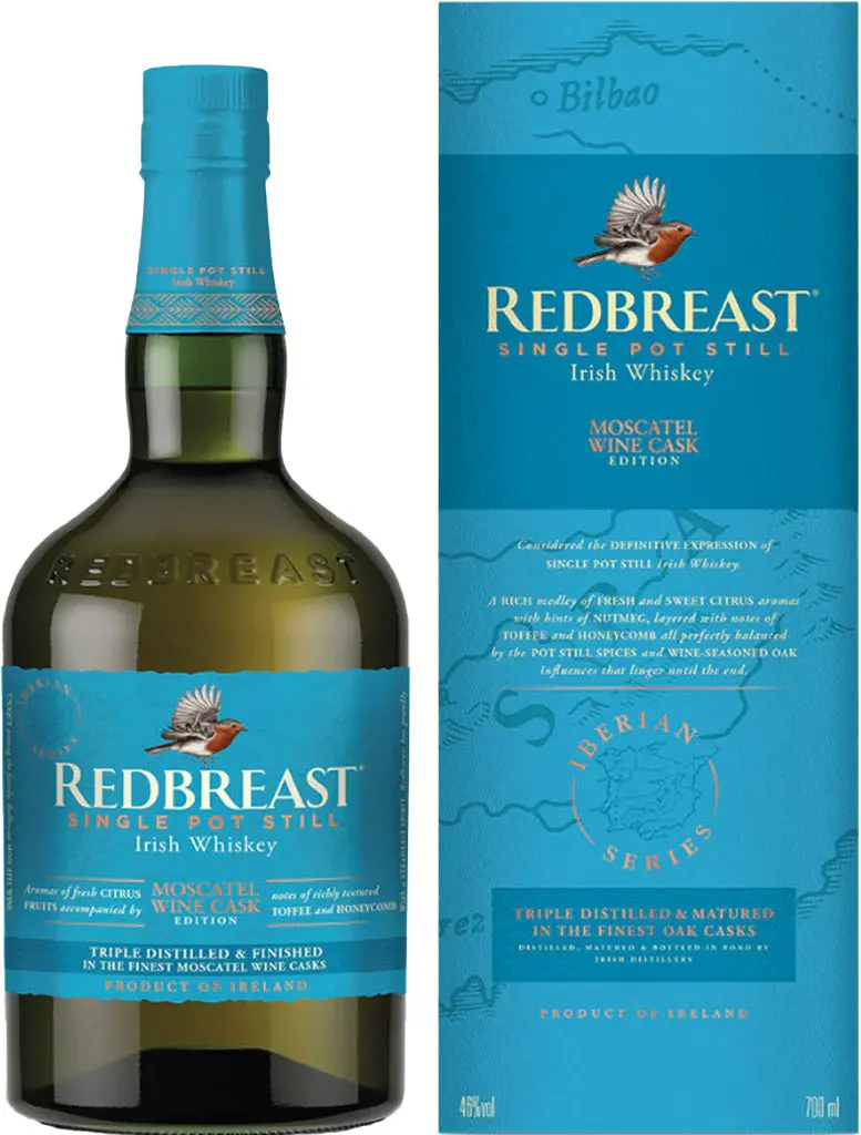 Redbreast Moscatel Wine Cask Edition Single Pot Still Irish Whiskey 750Ml 1