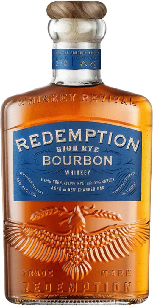 Redemption High Rye Bourbon Whiskey 750Ml 1