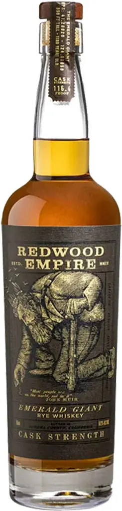 Redwood Empire Emerald Giant Rye Cask Strength Whiskey 750Ml 1
