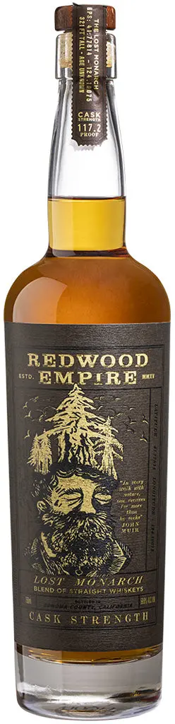Redwood Empire Lost Monarch Cask Strength American Whiskey 750Ml 1