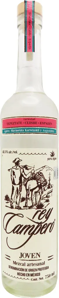 Rey Campero Ensamble Tepeztate + Cuishe + Espadin Mezcal Joven 750Ml 1