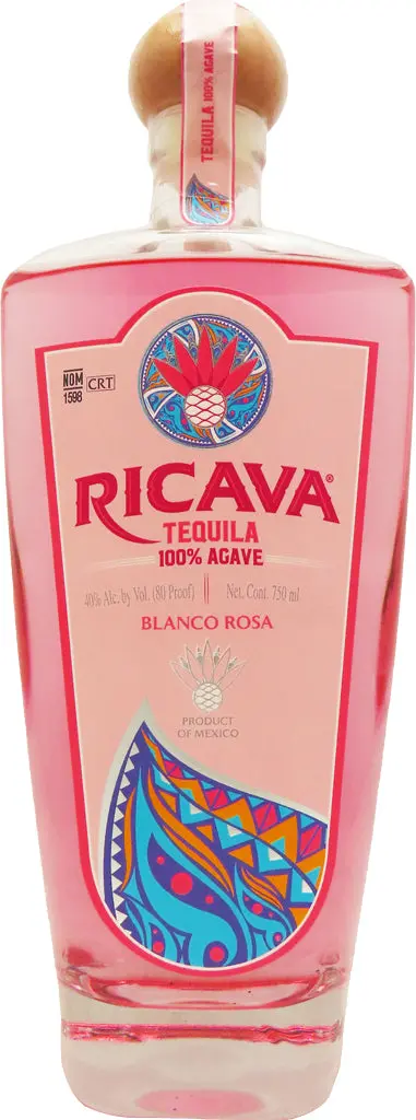 Ricava Tequila Blanco Rosa 750Ml 1
