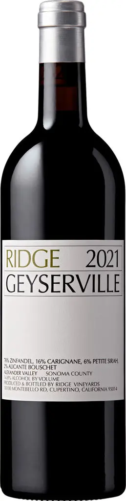 Ridge Vineyards Geyserville Zinfandel 2021 750Ml 1
