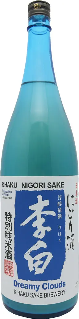 Rihaku Shuzo Dreamy Clouds Nigori Sake 1.8L 1