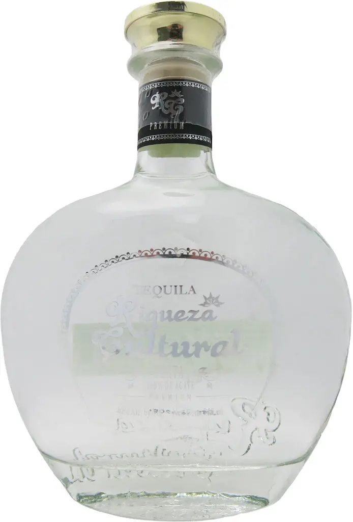 Riqueza Cultural Tequila Plata Clasica Glass 750Ml 1