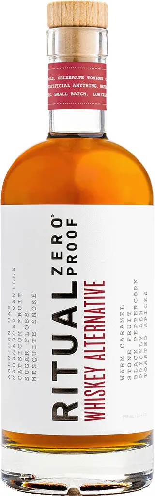 Ritual Whiskey Alternative Zero Proof Non-Alcoholic 750Ml 1