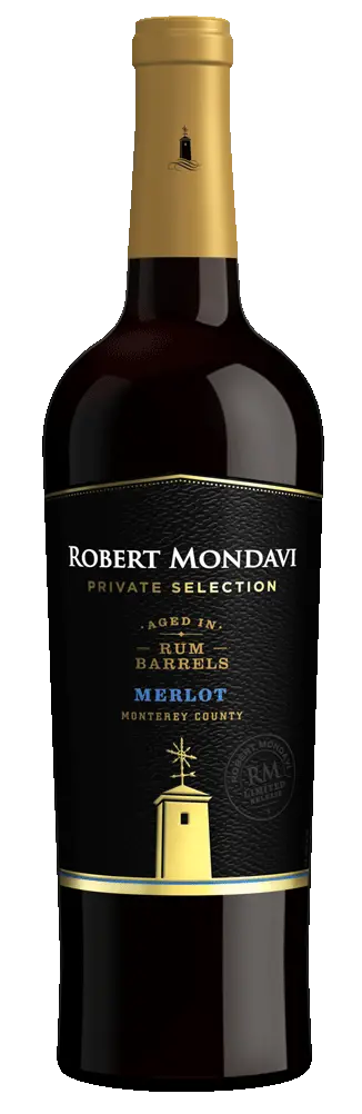 Robert Mondavi Private Selection Merlot Rum Barrels 750Ml 1