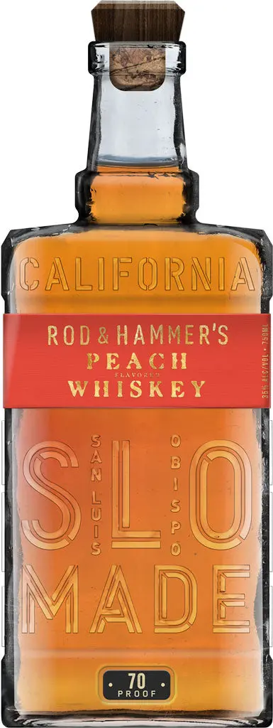 Rod & Hammer's Slo Stills Peach Flavored Whiskey 750Ml 1